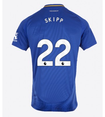 Leicester City Oliver Skipp #22 Hemmatröja 2024-25 Kortärmad